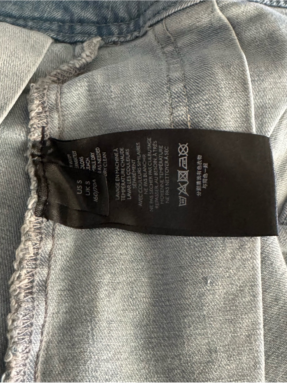 BDG Urban Outfitters Y2K Light- Wash Pleated Denim Mini Skirt- Size Small - Picture 5 of 7